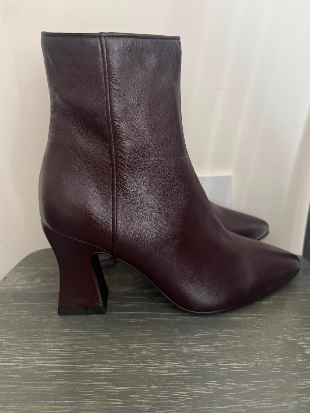 Aquatalia Classic Women's Ankle Deep Burgundy Boots